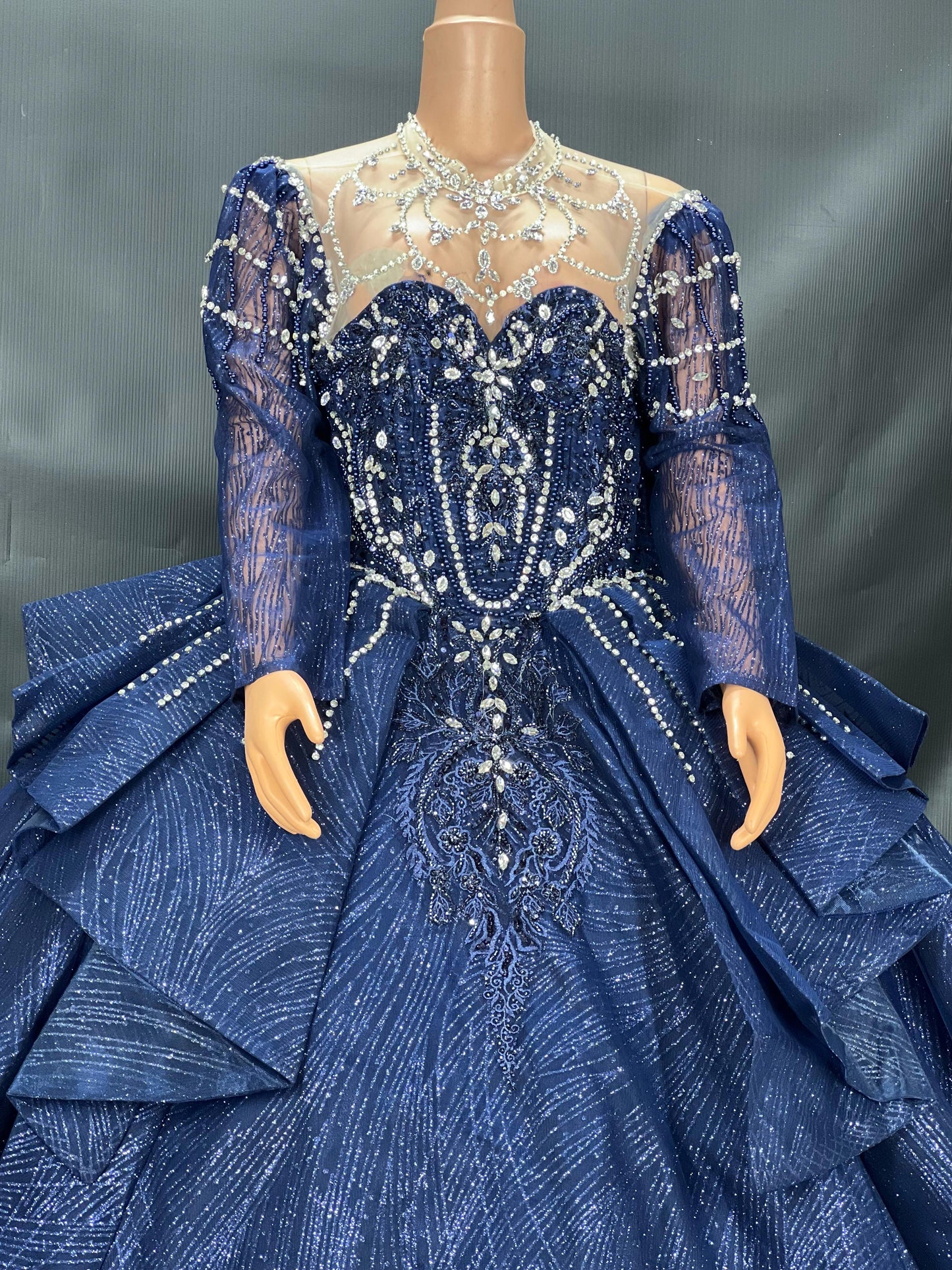 Blue Wedding dress