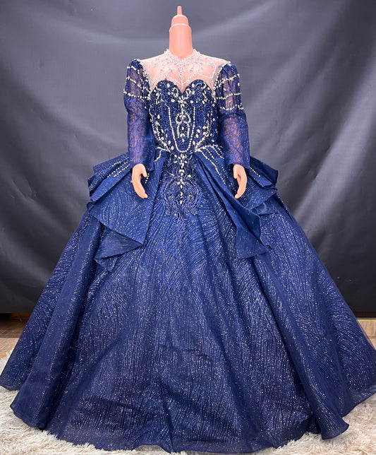 Blue Wedding dress